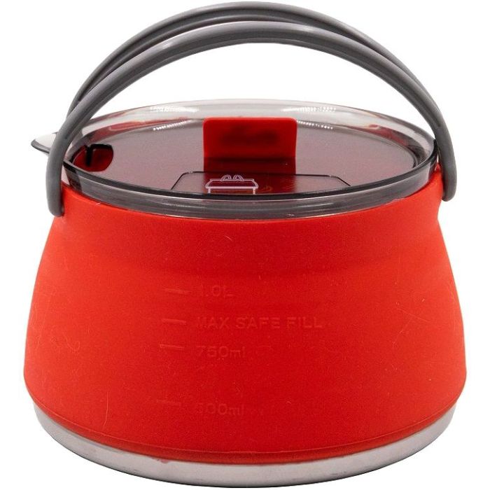 Чайник туристический Tramp Silicon 1 л Terracota Фото