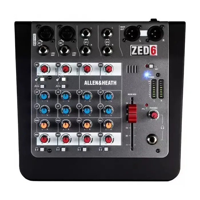 Микшерный пульт Allen&Heath ZED-6 Фото