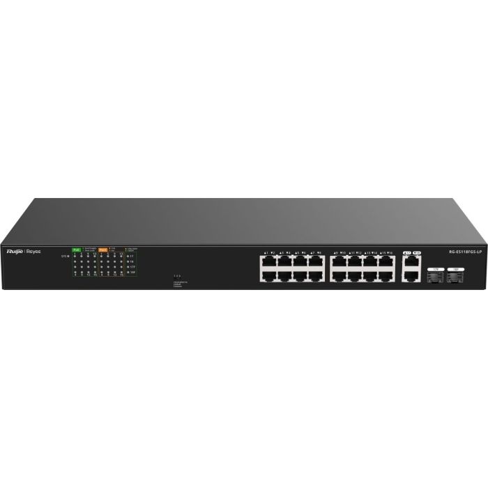 Коммутатор сетевой Ruijie Networks RG-ES118FGS-LP Фото