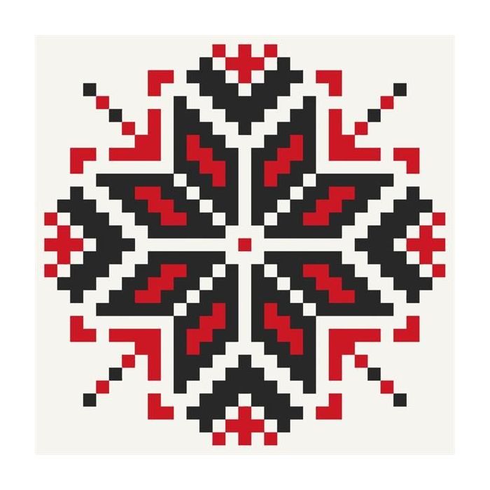 Картина по номерам ArtCraft Етнічний орнамент 30х30 см Фото