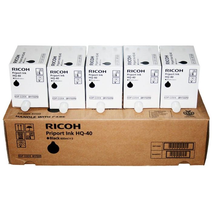 Чернила Ricoh HQ40 BLACK*5pack Фото