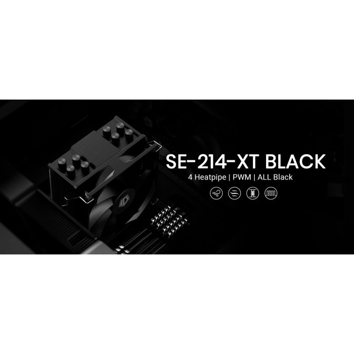 Кулер для процессора ID-Cooling SE-214-XT Black Фото 8