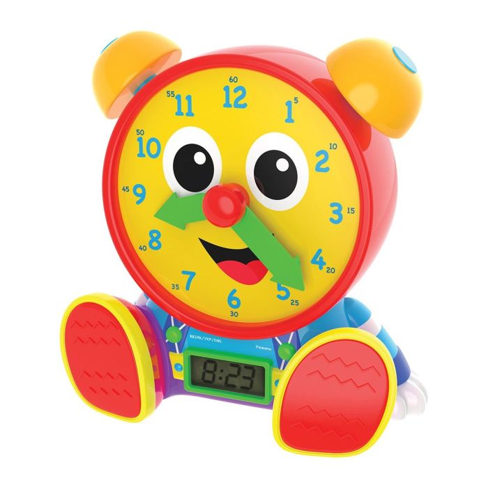 Интерактивная игрушка Kiddi Smart двомовна, що навчає – Smart-годинник Фото