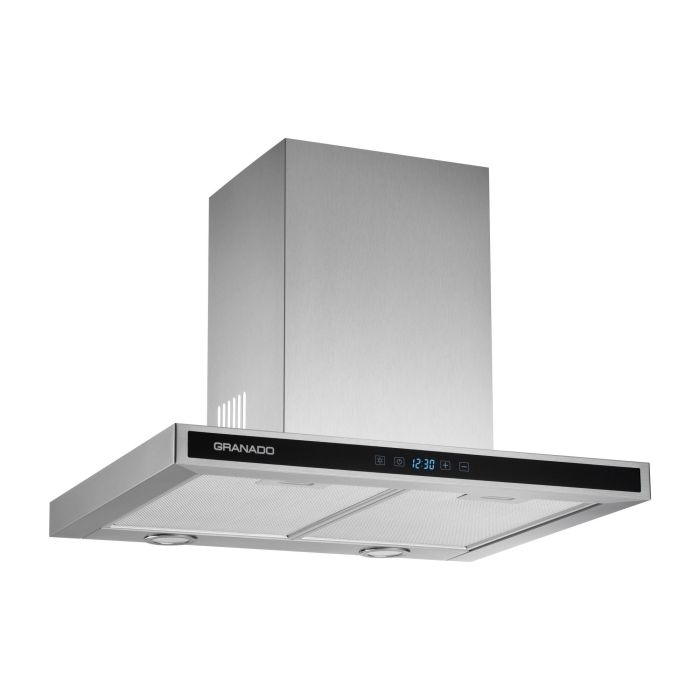 Вытяжка кухонная GRANADO Alcoba 1614-1200 inox black glass Фото