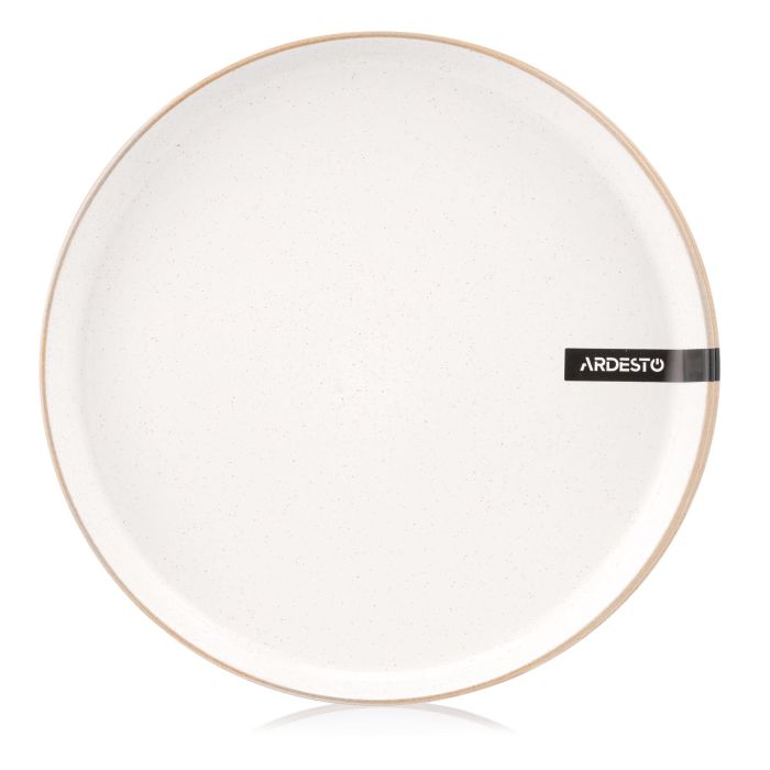 Тарелка Ardesto Apulia, 26.6см, кераміка, кремовий Фото