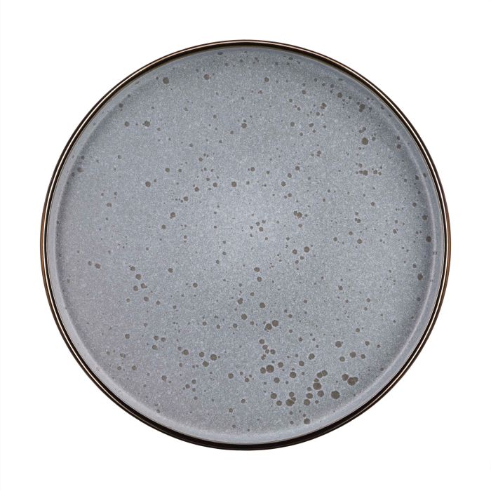 Тарелка Ardesto Fasano, 26см, кераміка, сірий Фото