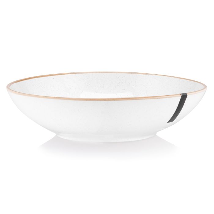 Тарелка Ardesto Apulia, 820мл, 20.8см, кераміка, білий Фото