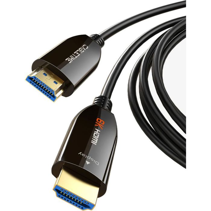 Кабель мультимедийный Cabletime HDMI M to HDMI M 50.0m V2.1 AOC Фото