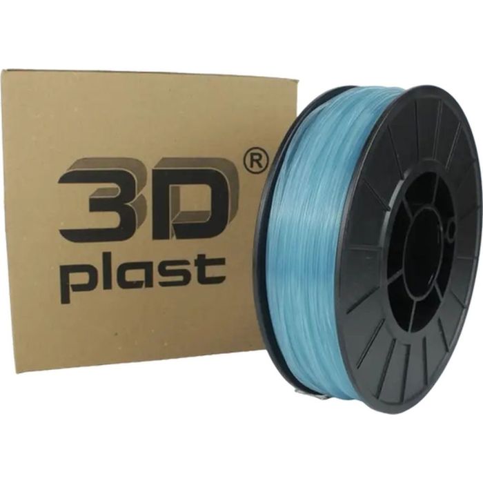 Пластик для 3D-принтера 3Dplast PETG 1.75мм, 3кг, transparent blue Фото