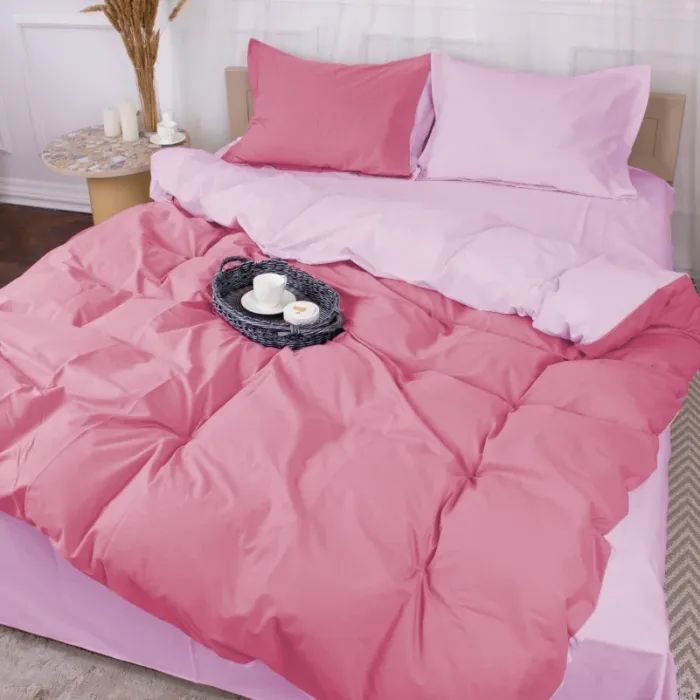 Постельное белье MirSon Poplin Line 018 + 041 Dahlia 110x140 Фото