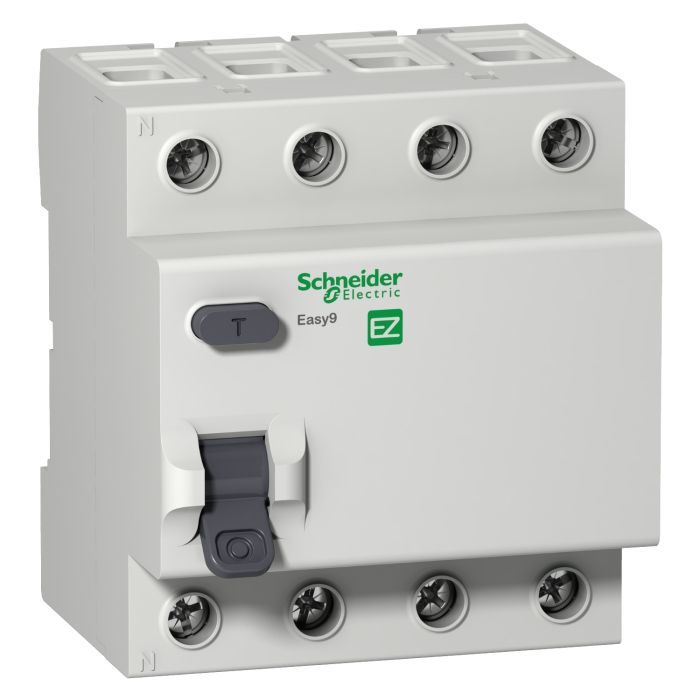 Дифференциальный автоматический выключатель Schneider Electric EZ9 4P 63A 30mA Фото