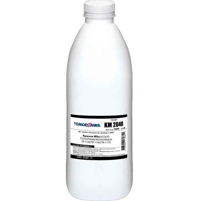 Тонер Tomoegawa Kyocera TK-1150/TK-1160/TK-1170 1кг фасовка Фото