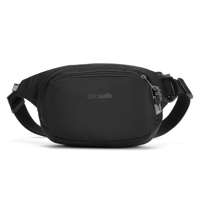 Сумка-бананка Pacsafe Vibe 100 hip pack, чорна Фото