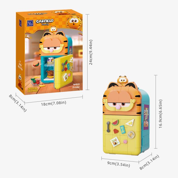 Конструктор Pantasy Garfield -Fantastic Machines - Великий холодильни Фото 3