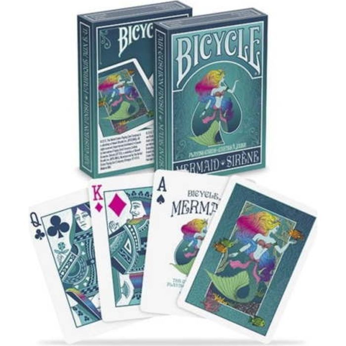 Карты игральные Bicycle Mermaid (red, blue) Фото