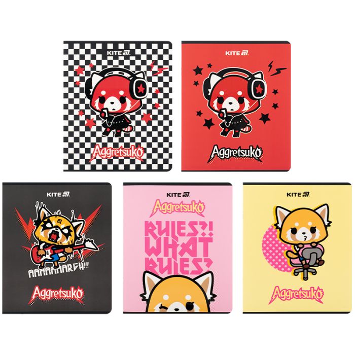 Тетрадь Kite Aggretsuko, 24 листа, клетка Фото