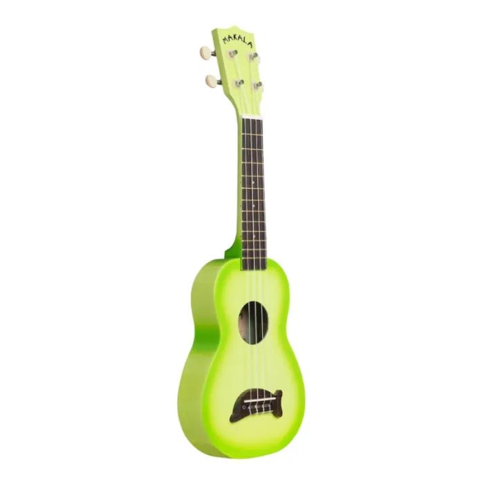 Укулеле Kala Makala Dolphin Green Apple Burst Ukulele Фото