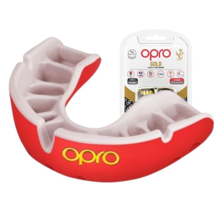 Капа Opro Gold Red/Pearl (102504004) Фото