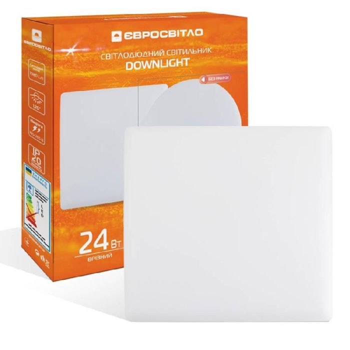 Светильник точечный Євросвітло LED-S-170-24 4200К без рамки Фото
