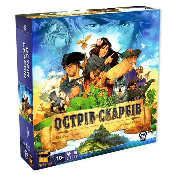 Настольная игра WoodCat Остров Сокровищ (Treasure Island) (укр.) Фото