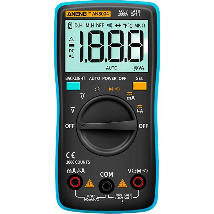 Цифровой мультиметр ANENG AN8004, V, A, R Фото