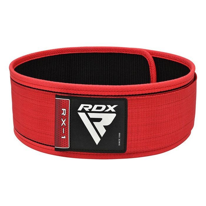 Атлетический пояс RDX RX1 Weight Lifting Belt Red XL Фото