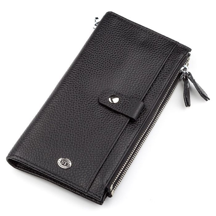 Кошелек ST Leather Чорний Фото