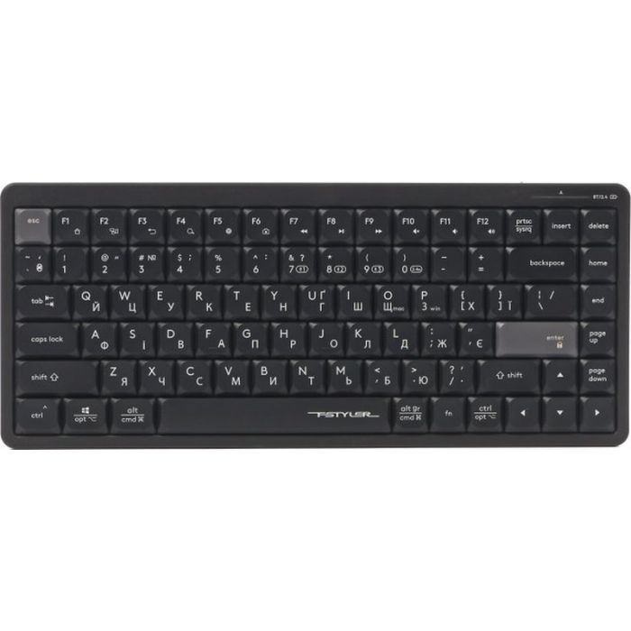 Клавиатура A4Tech FBX53C Wireless/Bluetooth UA Black Фото