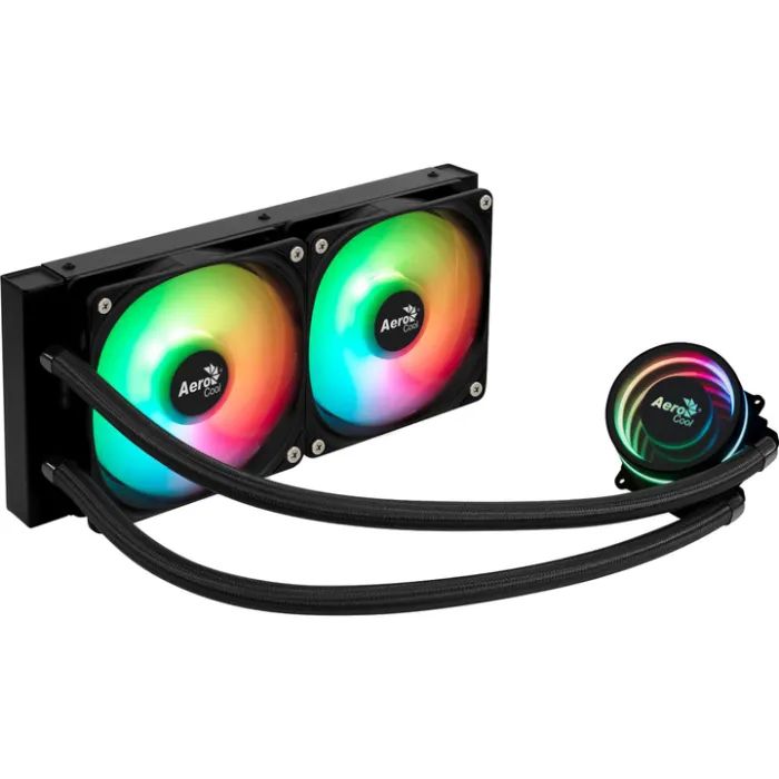 Система жидкостного охлаждения AeroCool Oasis L240 Black Фото