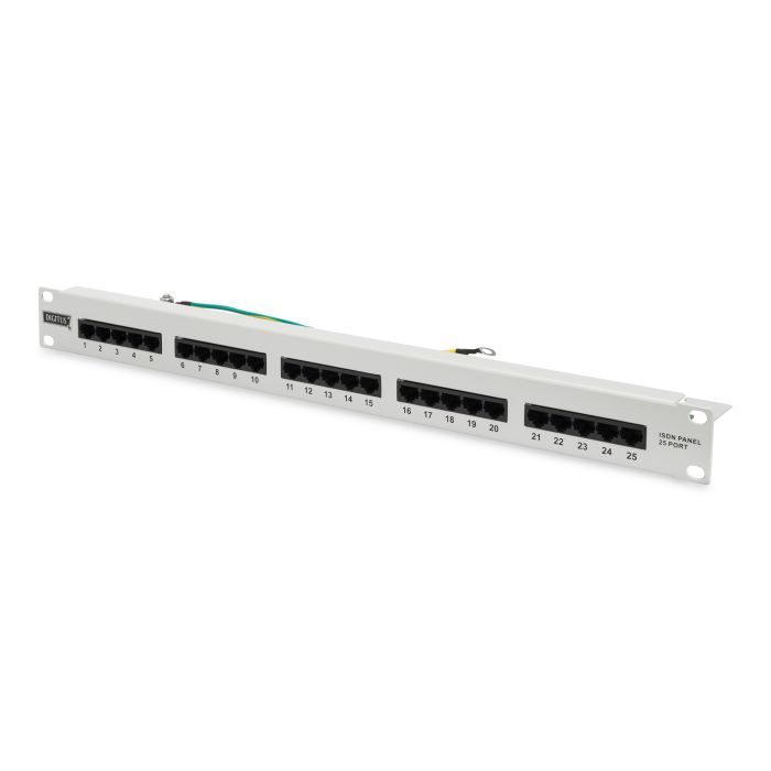 Патч-панель Digitus 19" 25xRJ-45 UTP cat.3, 1U Фото
