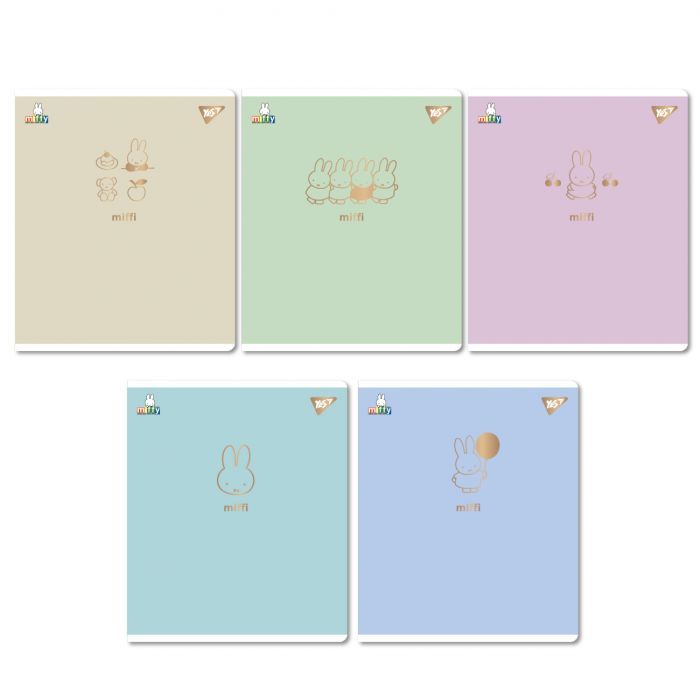 Тетрадь Yes Gold Miffy А5 12 листов клетка Фото
