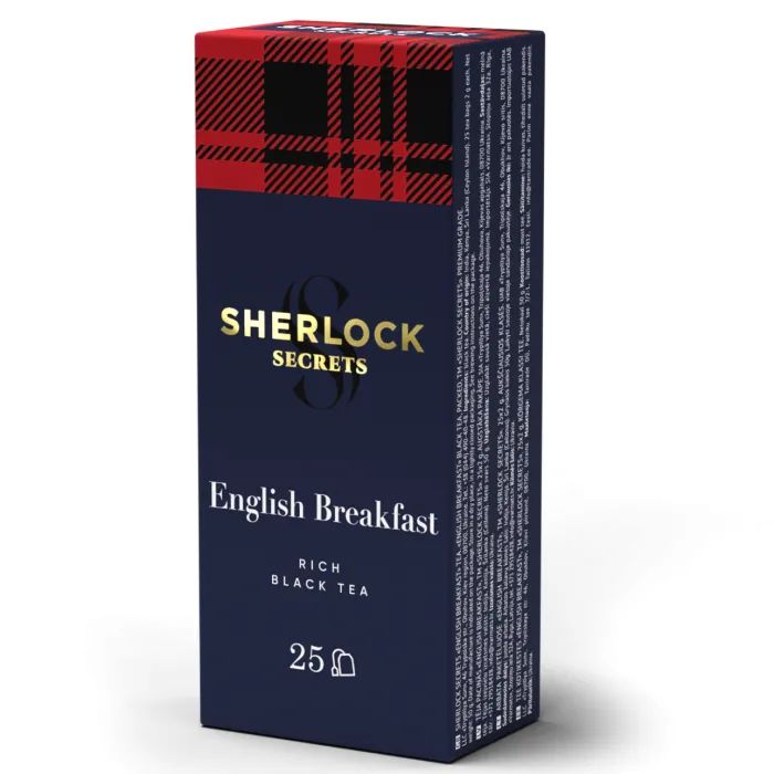 Чай Sherlock Secrets English Breakfast черный 25х2 г Фото