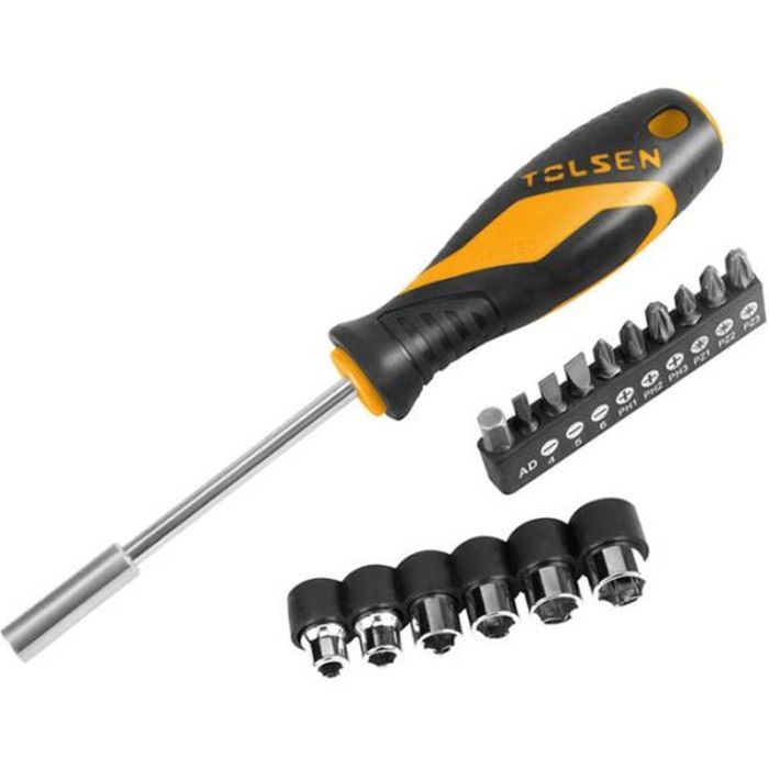 Отвертка Tolsen 17 насадок Фото