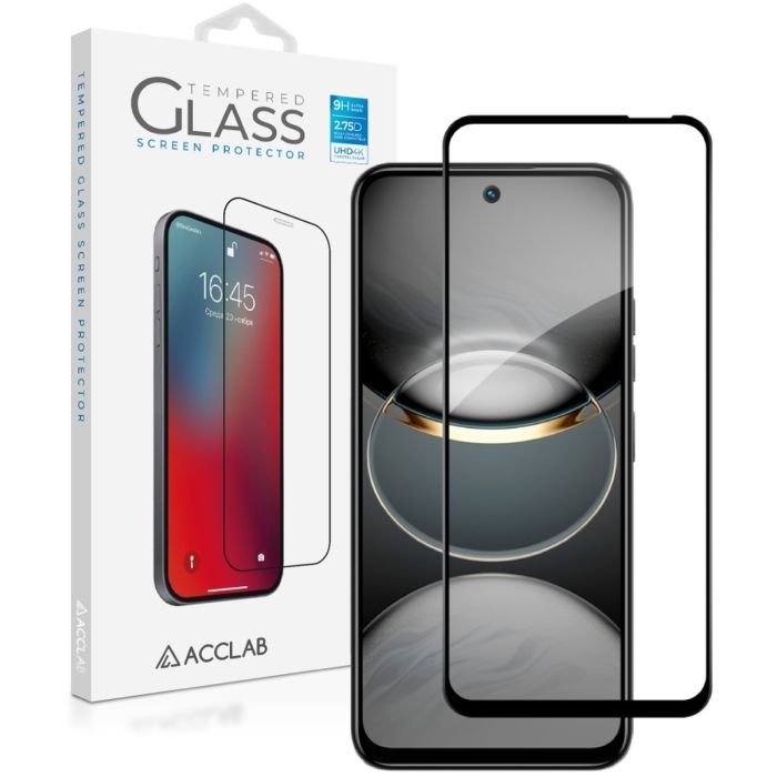 Стекло защитное ACCLAB Full Glue Tecno Spark 30C Black Фото