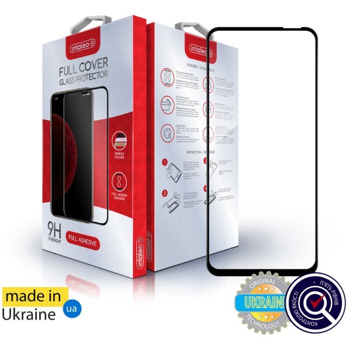 Стекло защитное Intaleo Full Glue Infinix Hot 50i Black Фото