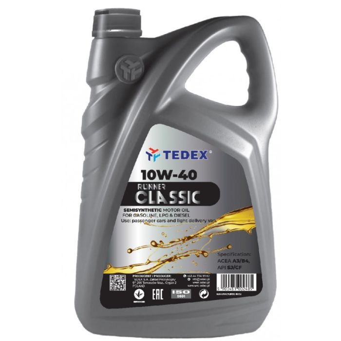 Моторное масло TEDEX RUNNER CLASSIC SJ/CF-4 10W40 1л Фото