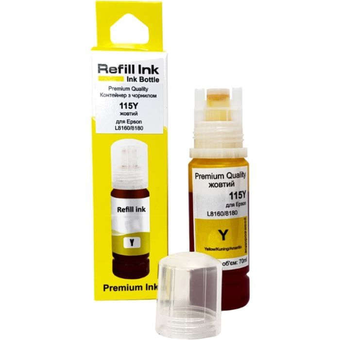 Чернила Premium Quality Epson 115 70мл Yellow C13T07D44A Фото