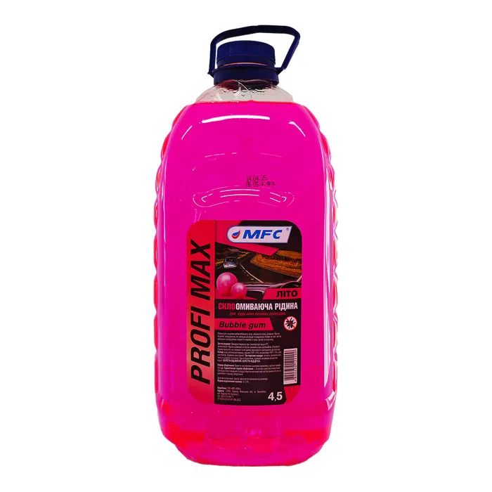 Омыватель автомобильный МФК PROFI MAX Bubble gum 4,5л Фото