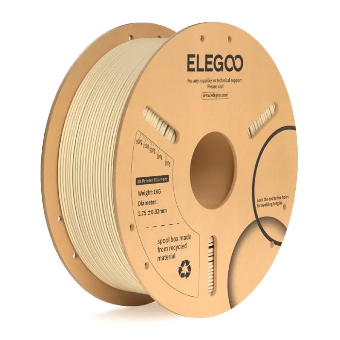 Пластик для 3D-принтера ELEGOO PLA Plus 1кг, 1.75мм, beige Фото
