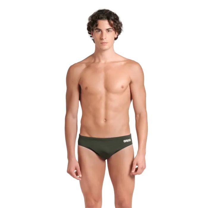 Плавки Arena Team Swim Briefs Solid 004773-660 оливковий 90 Фото