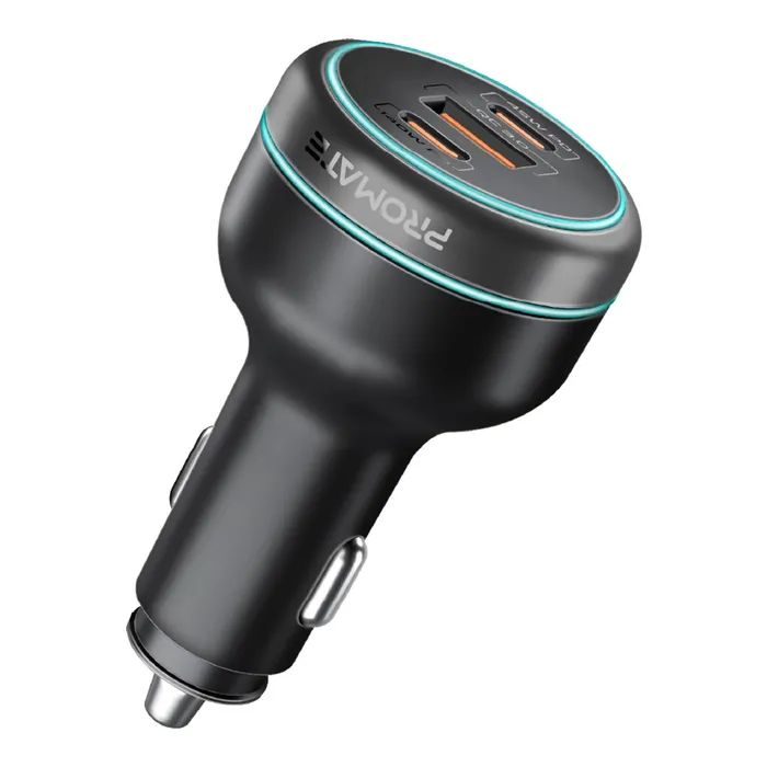 Зарядное устройство Promate 2xUSB-C PD + USB-A QC3.0 Фото