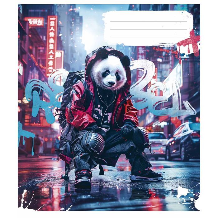 Тетрадь Школярик Big Bro 36 аркушів клітинка Фото