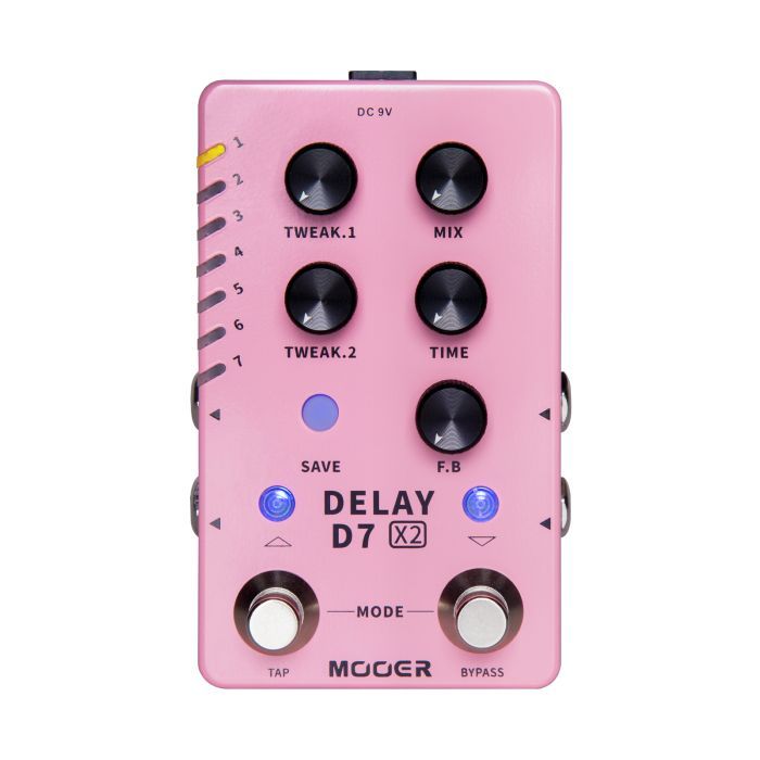 Педаль эффектов Mooer D7 X2 Delay Фото