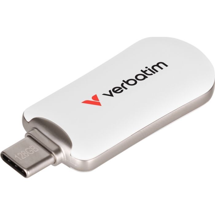 USB флеш накопитель Verbatim 512GB Plectra White USB-C Фото
