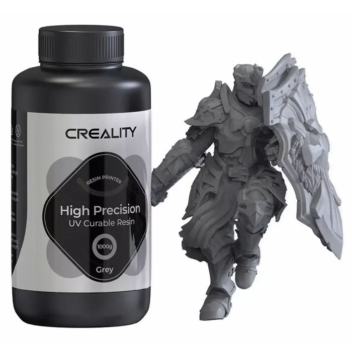 Фотополимерная смола Creality Resin, LCD 8K High Precision 1кг, gray Фото