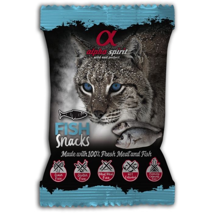 Лакомство для котов Alpha Spirit Fish Snacks 50 г Фото