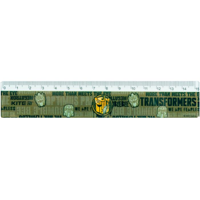 Линейка Kite Transformers, 15 см Фото