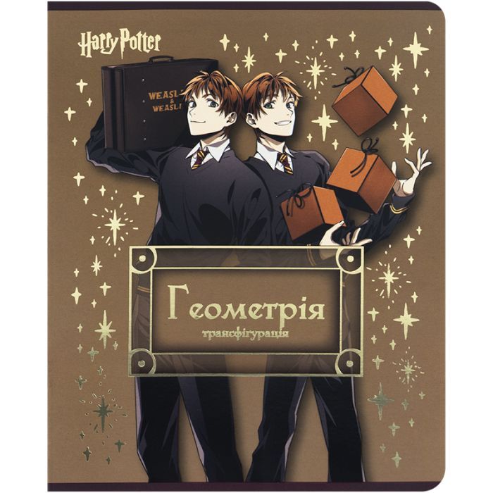 Тетрадь Kite предметная Harry Potter 48 листов, клетка, геометр Фото