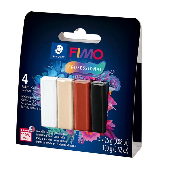 Пластика Fimo Professional Natural colours, 4х25 г Фото