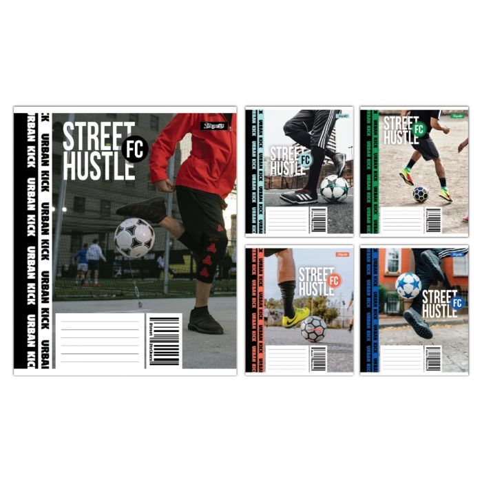 Тетрадь 1 вересня Street Hustle А5 18 аркушів лінія Фото